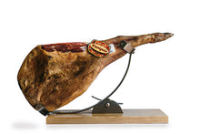 Cargar imagen en el visor de la galería, Jamón Reserva Duroc Eutiquio con jamonero y cuchillo
